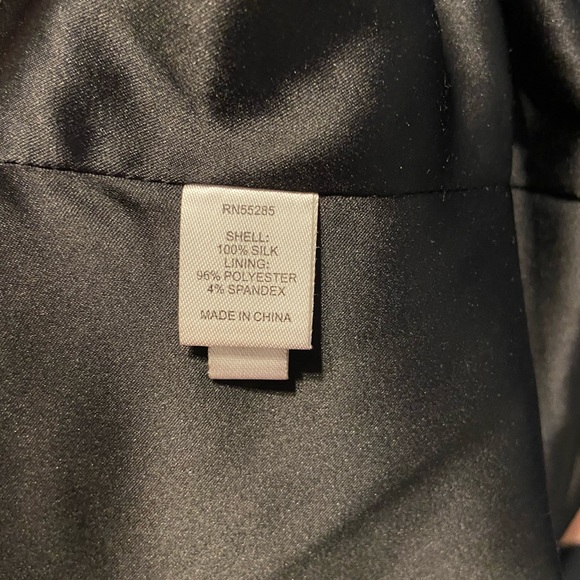 Express Black Ruffle Halter Top. - Picture 8 of 8